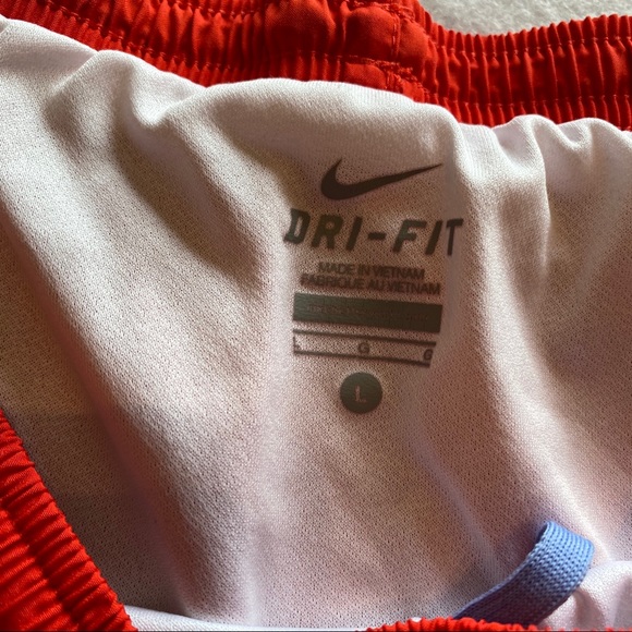 Red Nike Tempo Shorts - Picture 6 of 7